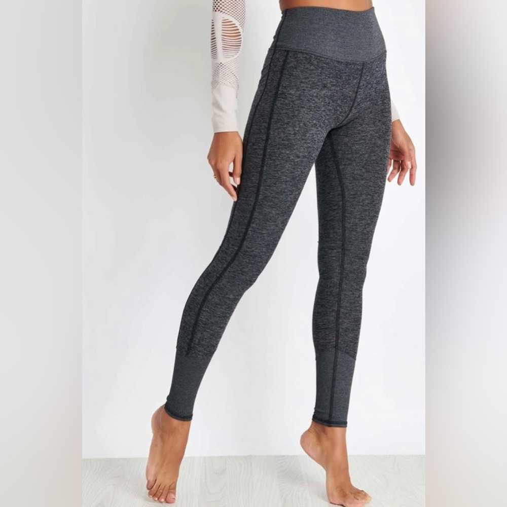 Alo Yoga High Waisted Lounge Legging - Dark Heather Grey | Size XS